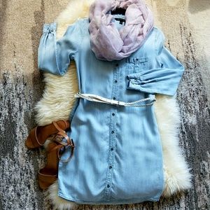 Banana Republic blue jean duster